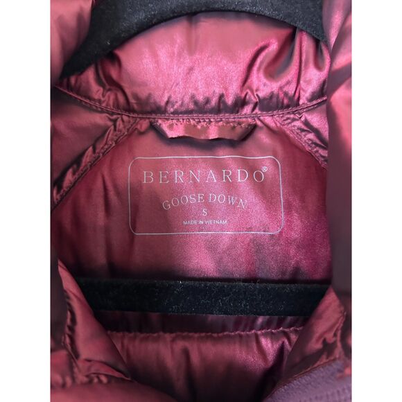 Bernardo Packable Goose Down Quilted Vest Women's S Purple Outdoor - Picture 4 of 11